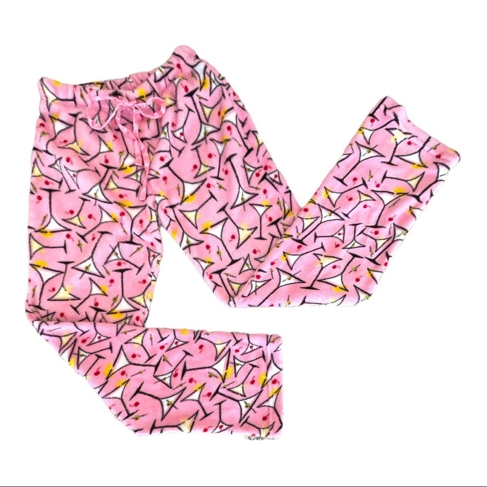 Arctic Trail Size M Pink Fleece Martini Pajama Pants